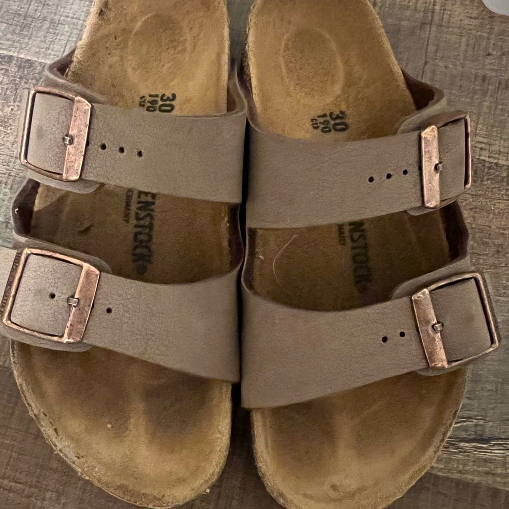 Birkenstock Dark Brown Leather Sandals